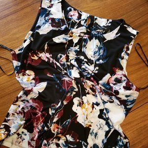 Ivanka Trump Sleeveless Black Floral